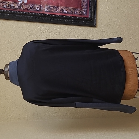 MENS CALLAWAY GREY AND BLACK GOLF ZIP PULLOVER SIZE MEDIUM - Picture 3 of 6